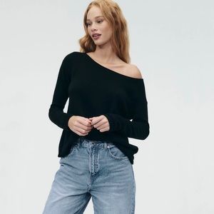 Cashmere Boatneck Sweater + Cashmere Comb